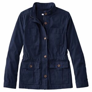 L.L.Bean Navy Utility Jacket Women’s Large Cotton Field Jacket